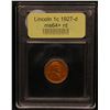 Image 4 : ***Auction Highlight*** 1927-d Lincoln Cent 1c Graded Choice+ Unc RD BY USCG (fc)