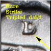 Image 6 : ***Auction Highlight*** 1953-d Strike Tripled d/d/d Washington Quarter 25c Graded GEM++ Unc BY USCG 