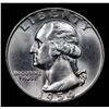 Image 2 : 1954-d Washington Quarter 25c Grades Select+ Unc
