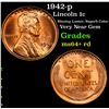 Image 1 : 1942-p Lincoln Cent 1c Grades Choice+ Unc RD