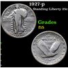 Image 1 : 1927-p Standing Liberty Quarter 25c Grades f+
