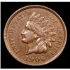 Image 2 : 1906 Indian Cent 1c Grades xf+