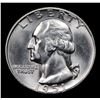 Image 2 : 1951-d Washington Quarter 25c Grades Choice+ Unc