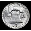 Image 3 : 1951-p Franklin Half Dollar 50c Grades Select Unc