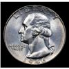Image 2 : 1946-p Washington Quarter 25c Grades Choice Unc
