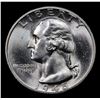 Image 2 : 1945-s Washington Quarter 25c Grades Choice Unc