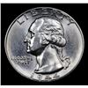 Image 2 : 1944-p Washington Quarter 25c Grades GEM Unc