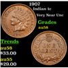 Image 1 : 1907 Indian Cent 1c Grades Choice AU/BU Slider