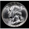 Image 2 : 1941-p Washington Quarter 25c Grades Choice+ Unc