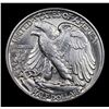 Image 3 : 1939-p Walking Liberty Half Dollar 50c Grades Choice AU/BU Slider