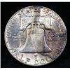Image 3 : 1956-p Franklin Half Dollar 50c Grades Select Unc+ FBL