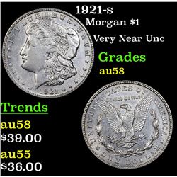 1921-s Morgan Dollar $1 Grades Choice AU/BU Slider