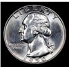 Image 2 : 1950-p Washington Quarter 25c Grades GEM+ Unc