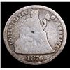 Image 2 : 1876-cc Seated Liberty Dime 10c Grades g, good