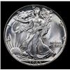 Image 2 : 1945-p Walking Liberty Half Dollar 50c Grades Select+ Unc