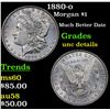 Image 1 : 1880-o Morgan Dollar $1 Grades Unc Details