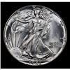 Image 2 : 1941-p Walking Liberty Half Dollar 50c Grades Select+ Unc