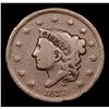 Image 2 : 1837 Coronet Head Large Cent 1c Grades f+