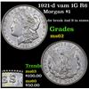 Image 1 : 1921-d vam 1G R6 Morgan Dollar $1 Grades Select Unc