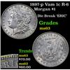 Image 1 : 1897-p Vam 1c R-6 Morgan Dollar $1 Grades Select Unc