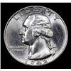 Image 2 : 1942-p Washington Quarter 25c Grades GEM+ Unc