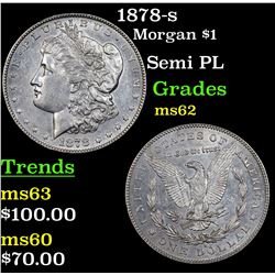 1878-s Morgan Dollar $1 Grades Select Unc