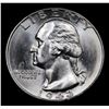 Image 2 : 1943-p Washington Quarter 25c Grades GEM+ Unc