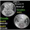 Image 1 : 1881-s Morgan Dollar $1 Grades Choice Unc