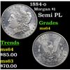 Image 1 : 1884-o Morgan Dollar $1 Grades Choice Unc