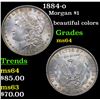 Image 1 : 1884-o Morgan Dollar $1 Grades Choice Unc