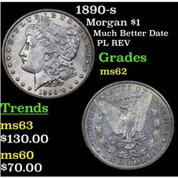 1890-s Morgan Dollar $1 Grades Select Unc