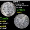 Image 1 : 1890-s Morgan Dollar $1 Grades Select Unc