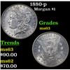 Image 1 : 1880-p Morgan Dollar $1 Grades Select Unc