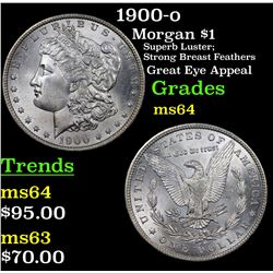 1900-o Morgan Dollar $1 Grades Choice Unc