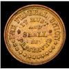 Image 2 : 1863 Army & Navy Civil War Token 1c Grades Select AU