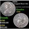 Image 1 : 1834 Capped Bust Half Dollar 50c Grades vf++