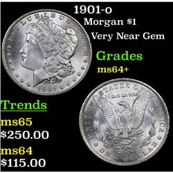 1901-o Morgan Dollar $1 Grades Choice+ Unc