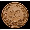 Image 3 : 1863 Army & Navy Civil War Token 1c Grades Choice AU/BU Slider