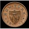 Image 2 : 1863 New York Civil War Token 1c Grades Choice AU/BU Slider