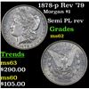 Image 1 : 1878-p Rev '79 Morgan Dollar $1 Grades Select Unc