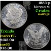 Image 1 : 1883-p Morgan Dollar $1 Grades Select Unc PL