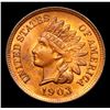 Image 2 : 1903 Indian Cent 1c Grades Choice+ Unc RB
