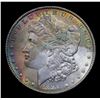 Image 2 : 1889-p Rainbow Toned Morgan Dollar $1 Grades Choice Unc