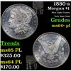 Image 1 : 1880-s Morgan Dollar $1 Grades Choice Unc+ PL