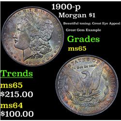 1900-p Morgan Dollar $1 Grades GEM Unc