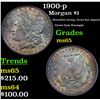 Image 1 : 1900-p Morgan Dollar $1 Grades GEM Unc