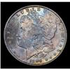 Image 2 : 1890-p Rainbow Toned Morgan Dollar $1 Grades Select+ Unc