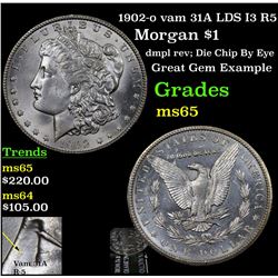 1902-o vam 31A LDS I3 R5 Morgan Dollar $1 Grades GEM Unc