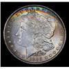 Image 2 : 1885-p Rainbow Toned Morgan Dollar $1 Grades Choice+ Unc