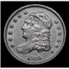 Image 2 : 1835 LM-10 Capped Bust Half Dime 1/2 10c Grades Choice AU